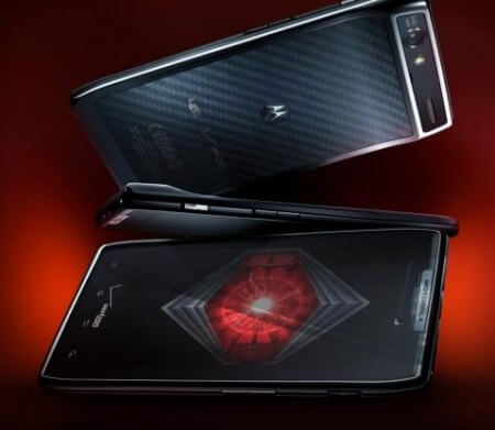 В Сети появились фотографии смартфона Motorola Droid RAZR. Фото.