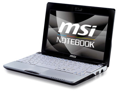 MSI анонсировала нетбук Wind U120 на базе Intel Atom. Фото.