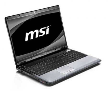 MSI представляет ноутбук GE603 с GeForce GT 425M. Фото.