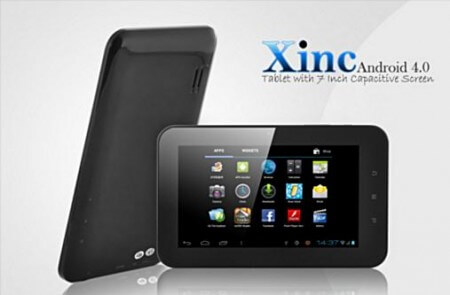 Android-планшет Xinc от Chinavasion. Фото.