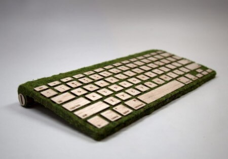 «Живой» дизайн клавиатуры Apple. Фото.