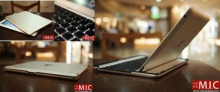 Aluminium Keyboard Buddy Case превратит планшет в ноутбук. Фото.
