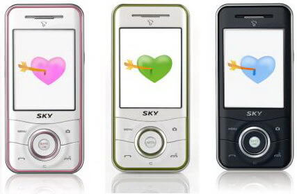 Pantech IM-S390 — слайдер для корейского рынка. Фото.