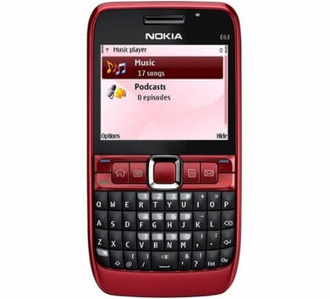 Свежие фотографии Nokia E63. Фото.