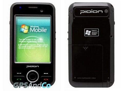 CeBIT 2008: 3G-коммуникатор Bluebird Pidion BM-350. Фото.