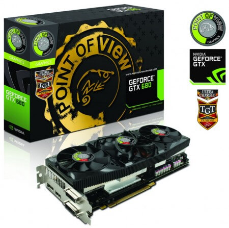 Point of View и TGT показали видеокарту GeForce GTX 680 UltraCharged. Фото.