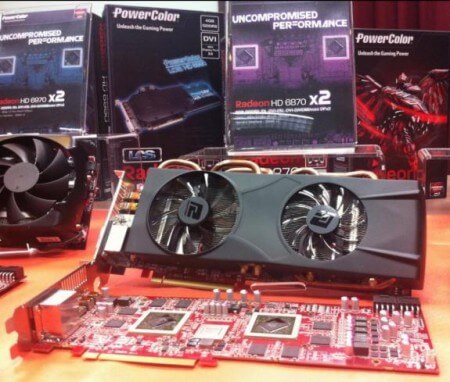 PowerColor Radeon HD 6870 X2. Фото.