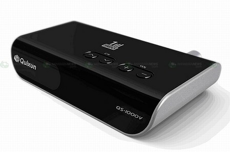 QS-1000V 1Seg – стильный TV тюнер. Фото.