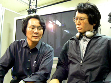 Ученый создал робота, клона самого себя. Фото.