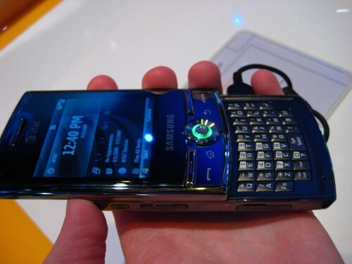 CTIA 2009: смартфон Samsung Propel Pro на базе WM 6.1. Фото.