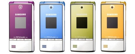 Samsung M3110 — бюджетный музыкальный телефон. Фото.