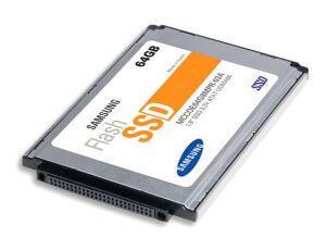 Samsung начала производство 64 Гб SSD. Фото.