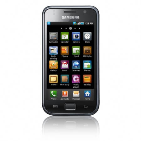 Galaxy S получают обновление Android 2.2 в Великобритании. Фото.
