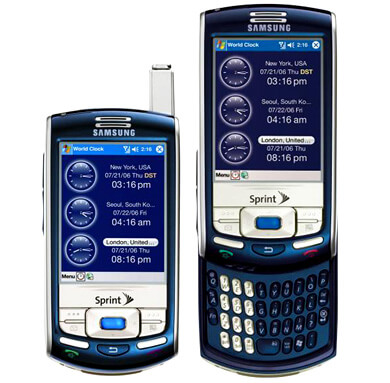 Sprint представил новый смартфон Samsung IP-830w. Фото.