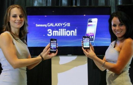 Samsung Galaxy S 2: продано более 3 млн. устройств. Фото.