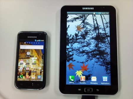 Samsung Galaxy Tab получит две камеры, 3G. Фото.