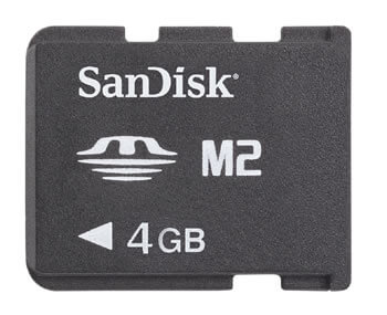 SanDisk анонсировала 4 Гб Memory Stick Micro (M2). Фото.