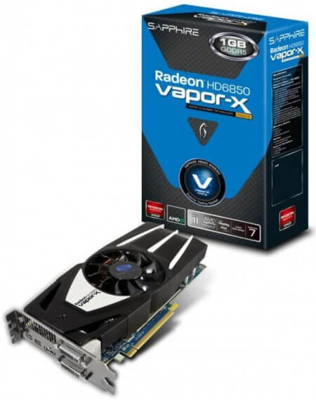 Sapphire представила видеокарту Radeon HD 6850 Vapor-X. Фото.