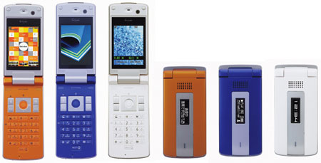 Sharp F702iS. Фото.