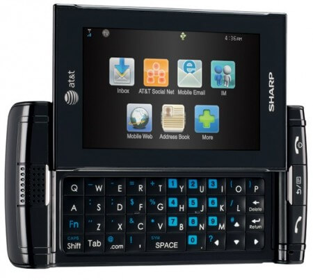 Компания Sharp продолжает выпуск смартфонов в стиле Sidekick. Фото.