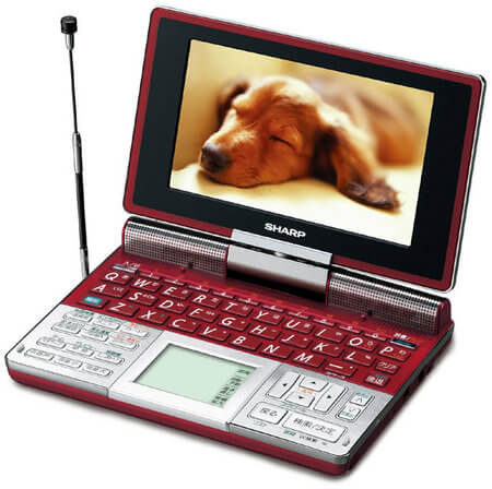 Электронный словарь Sharp Papyrus PW-TC920. Фото.