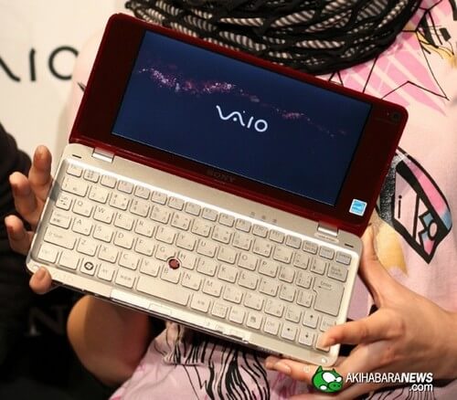 CES 2009: живые фотографии нетбука Sony Vaio P. Фото.