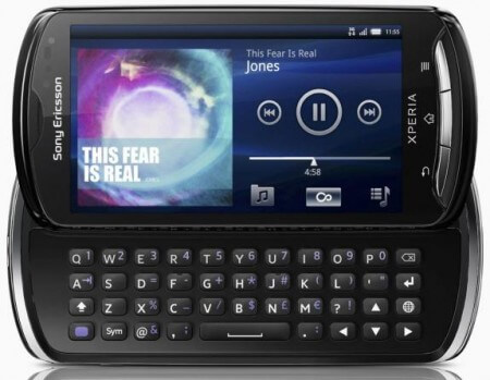 В этом месяце на рынок поступит смартфон Sony Ericsson Xperia pro. Фото.