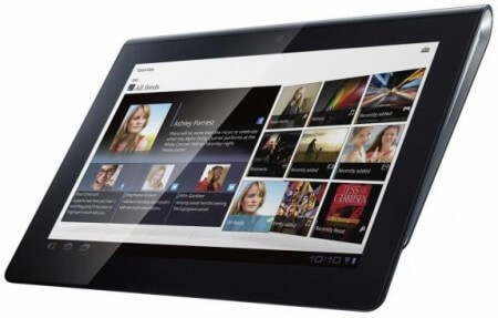 Планшет Sony Tablet S появился в продаже. Фото.