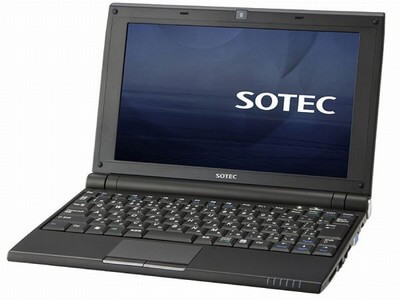 Стала известна дата поступления в продажу нетбука SOTEC DC101. Фото.