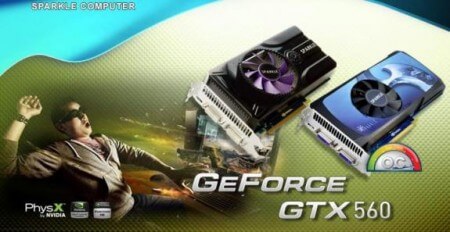 Несколько новых GeForce GTX 560 от Sparkle. Фото.