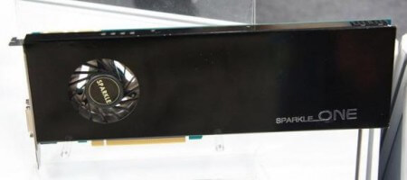 CeBIT ’11: Sparkle демонстрирует однослотовую карту на базе GeForce GTX 570. Фото.