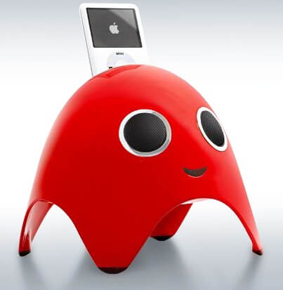 Speakal iBoo — необычная док-станция для iPod. Фото.