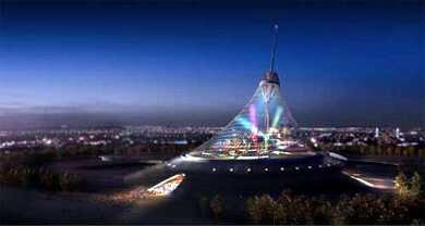 Гиганский тент будет построен в Астане. Фото.