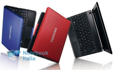 Toshiba готовит нетбук NB510 на базе Intel Cedar Trail. Фото.