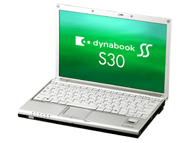 Ультрапортативный ноутбук Toshiba DynaBook SS S30. Фото.