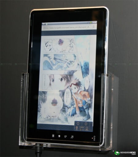 Toshiba показала ранее неизвестный Android-планшет. Фото.