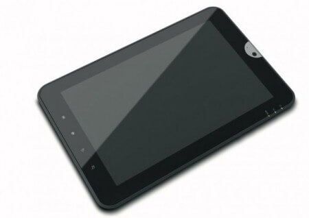 Toshiba продемонстрировала планшет с Android 3.0 Honeycomb. Фото.