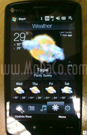 Первая фотография HTC Touch HD. Фото.