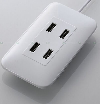 Elecom выпускает 4 USB 2.0 хаба. Фото.