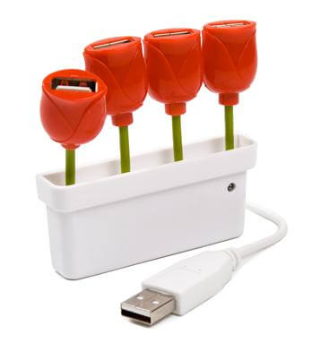 USB-хаб с весенним настроением. Фото.