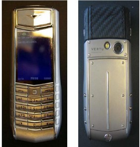 Nokia показала живые фотографии роскошного 3G Vertu. Фото.