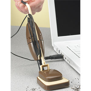 Настольный USB пылесос. Фото.