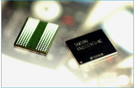 GDDR5 от Samsung. Фото.