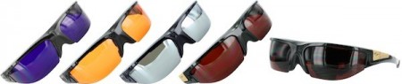 Модные очки Vuzix Wrap, теперь четырех цветов. Фото.