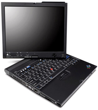 Ноутбук Levono X60. Фото.
