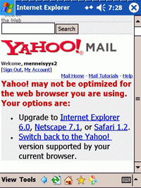 Yahoo! «покорит» все устройства HTC с Windows Mobile. Фото.