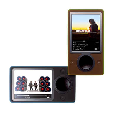 Медиаплеер Microsoft Zune (видео). Фото.