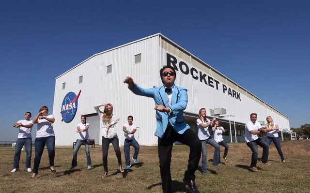NASA сделало пародию на видео Gangnam Style. Фото.