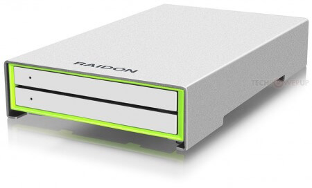 RAIDON анонсировала дисковое хранилище Runner R2420-B3. Фото.