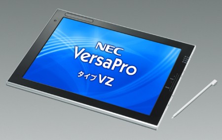 NEC оснастила планшет VersaPro type VZ процессором Celeron 857. Фото.